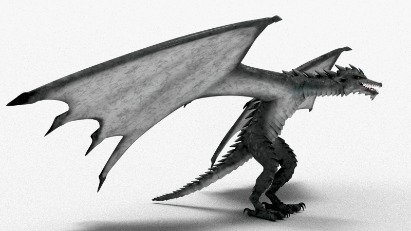 Dragon 01 Modelo 3D .c4d .max .obj .3ds .fbx .stl .blend 