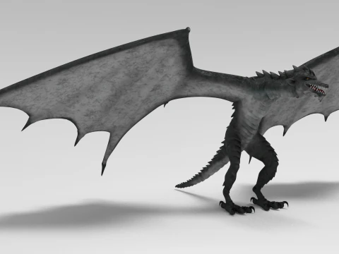 Drag&atilde;o 01 Modelo 3D