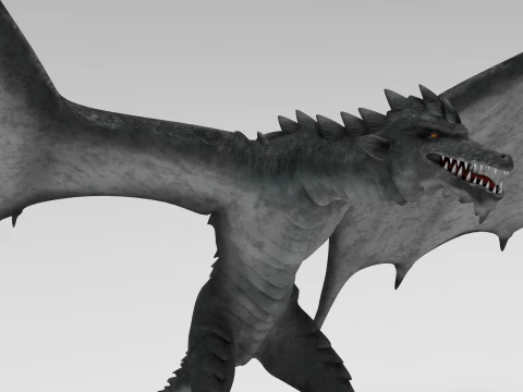 Drag&atilde;o 01 Modelo 3D