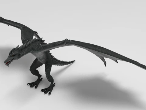 Drag&atilde;o 01 Modelo 3D