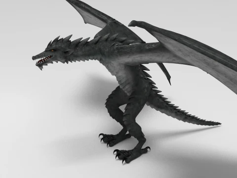 Drag&atilde;o 01 Modelo 3D