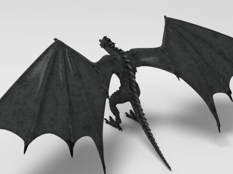Drag&atilde;o 01 Modelo 3D
