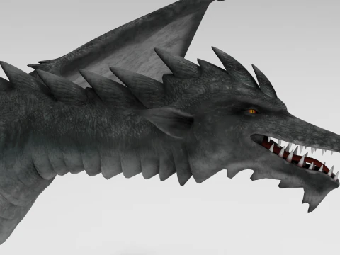 Drag&atilde;o 01 Modelo 3D