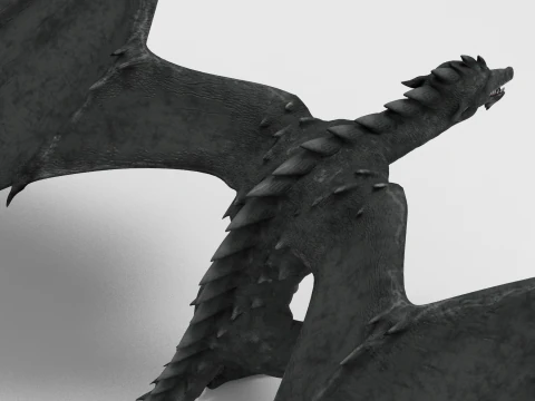Drag&atilde;o 01 Modelo 3D