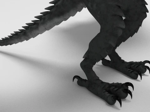 Drag&atilde;o 01 Modelo 3D