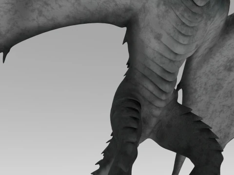Drag&atilde;o 01 Modelo 3D