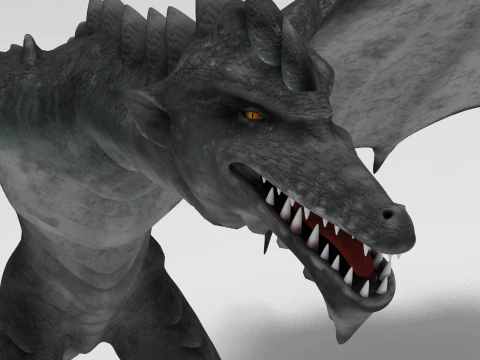 Drag&atilde;o 01 Modelo 3D
