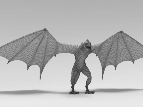 Drag&atilde;o 01 Modelo 3D