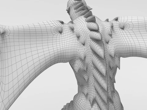 Drag&atilde;o 01 Modelo 3D