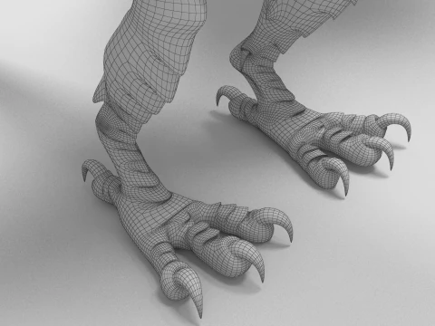 Drag&atilde;o 01 Modelo 3D