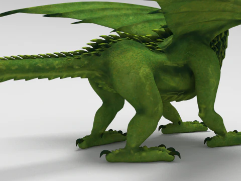 Dragon 02 3D Model