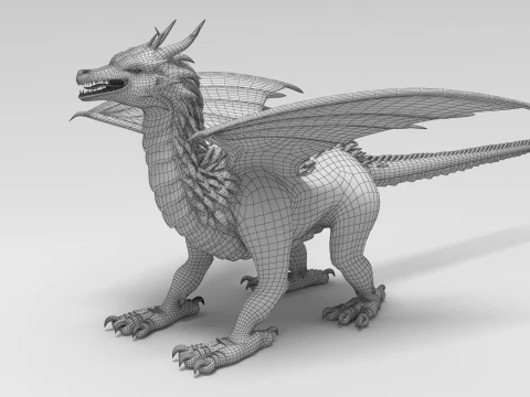 Dragon 02 3D Model