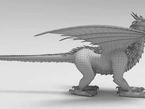 Dragon 02 3D Model