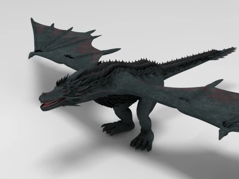 드래곤 03 3D 모델