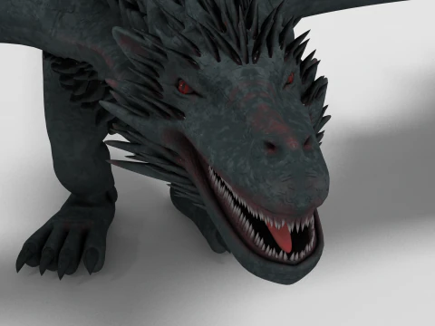 드래곤 03 3D 모델