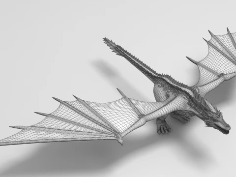 드래곤 03 3D 모델