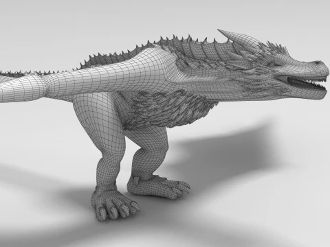 드래곤 03 3D 모델