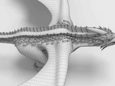 드래곤 03 3D 모델