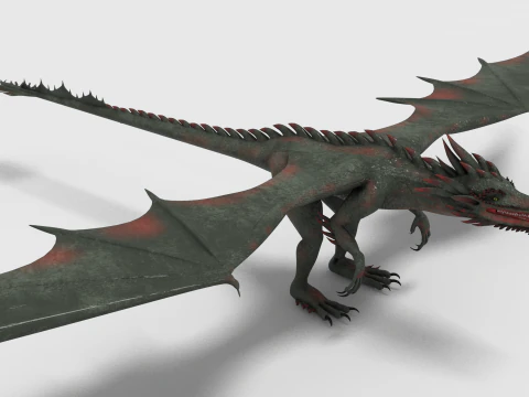 Drache 04 3D Modell