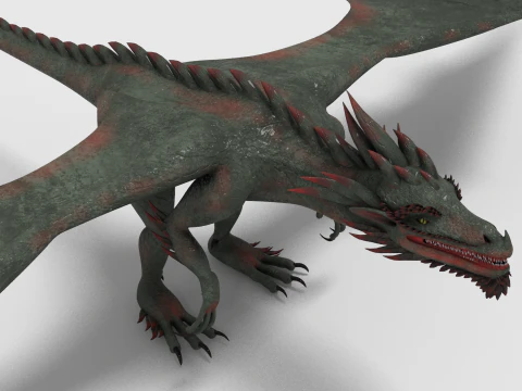 Drache 04 3D Modell