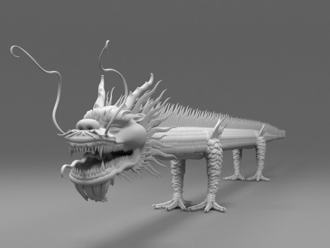 Asia Dragon 3D मॉडल