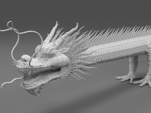 Asia Dragon 3D मॉडल