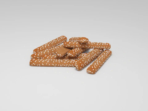 B&auml;ckerei 3D Modell