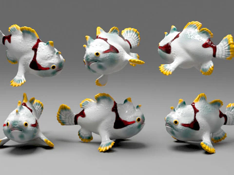 Риба-клоун 3D Модель