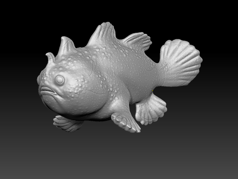 Clown Frogfish 3D मॉडल