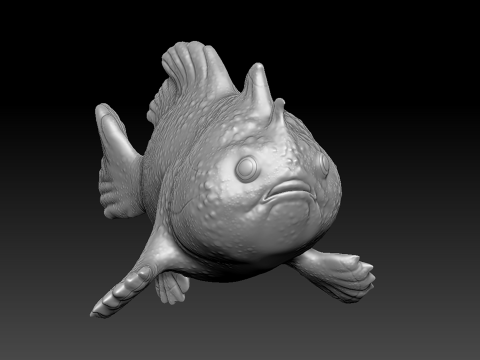 Clown Frogfish 3D मॉडल