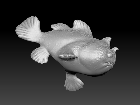 Clown Frogfish 3D मॉडल