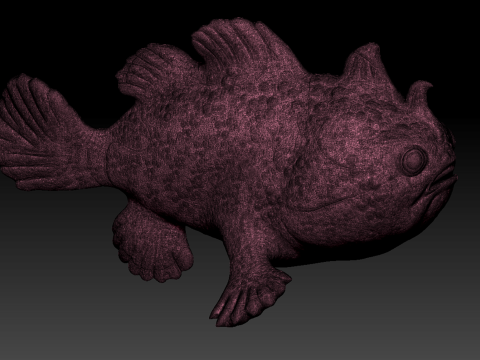 Clown Frogfish 3D मॉडल