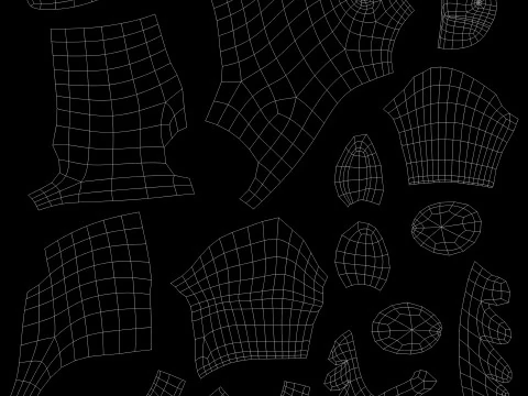 Desenho de zebra Modelo 3D