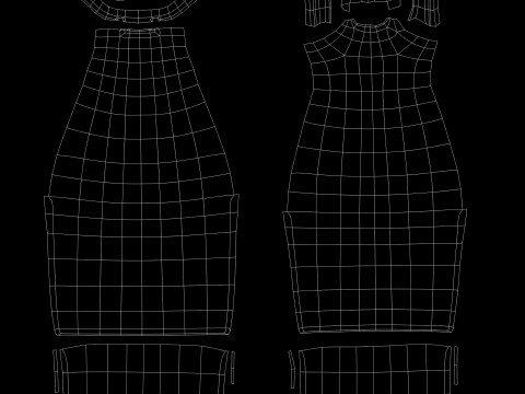 Girl Cartoon Modèle 3D