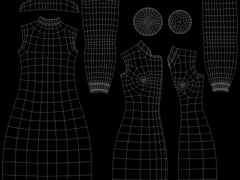 Girl Cartoon 3D Model