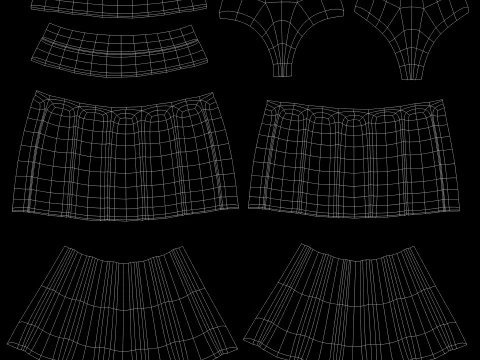 Kartun Gadis Model 3D