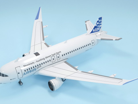 Plane 01 Model 3D