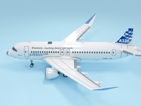 Plane 01 Model 3D
