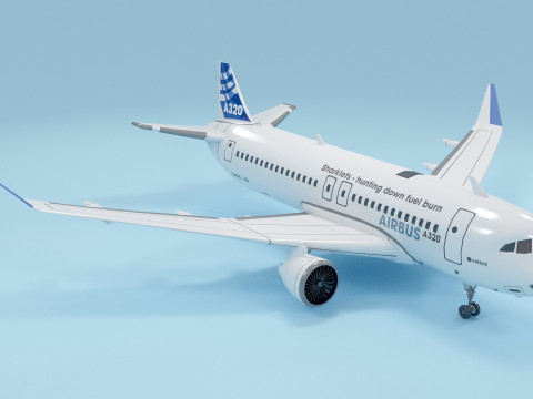 Plane 01 Model 3D