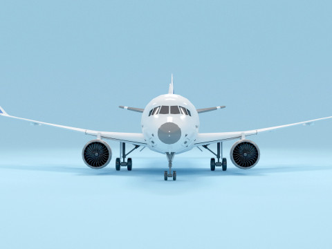 Plane 01 Model 3D