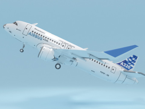 Plane 01 Model 3D