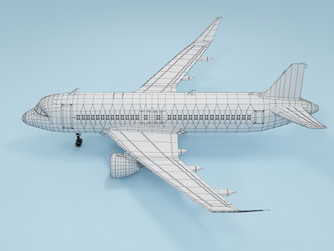 Plane 01 Model 3D
