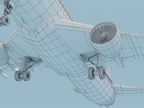Plane 01 Model 3D