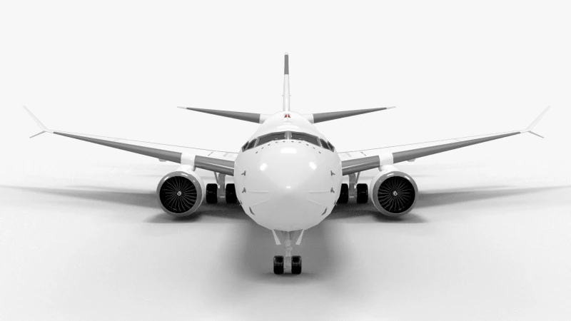 Plane 02 3D Model .c4d .max .obj .3ds .fbx .stl .blend 