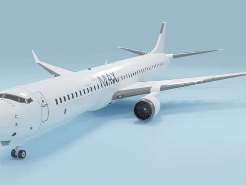 Plane 02 3D Model
