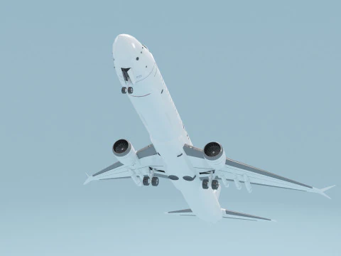 Plane 02 3D Model