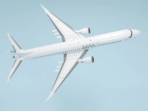 Plane 02 3D Model