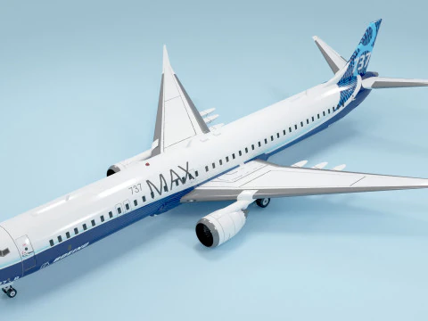 Plane 03 3D Model