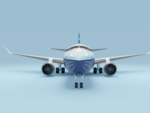 Plane 03 3D Model