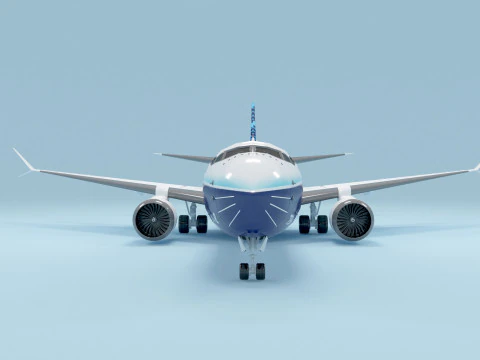 Plane 03 3D Model